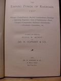 Earning Power Of Railroads 1907, The  By Floyd Mundy 337 Pages