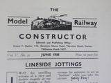 Model Railway Constructor 1938 June Vol 5 #52 Building station buildings Midland