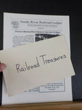 Sandy River Railroad Ledger 2005 Spring Directors Meeting