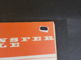 Transfer Table The Magazine 1966 Summer Vol 26 No 1