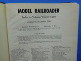 Model Railroader Magazine Bound Volume 28 January-December 1961 Signed