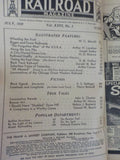 Railroad Magazine 1939 July Detroit Arrow CGW Locos City owned steam line