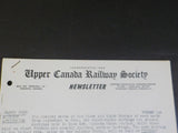 Upper Canada Railway Society Newsletter #146 March 1958 Bloor subway moves a ste