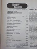 Railway Magazine 1979 September Dining on Wheels Dinner is Served 100 Years of R