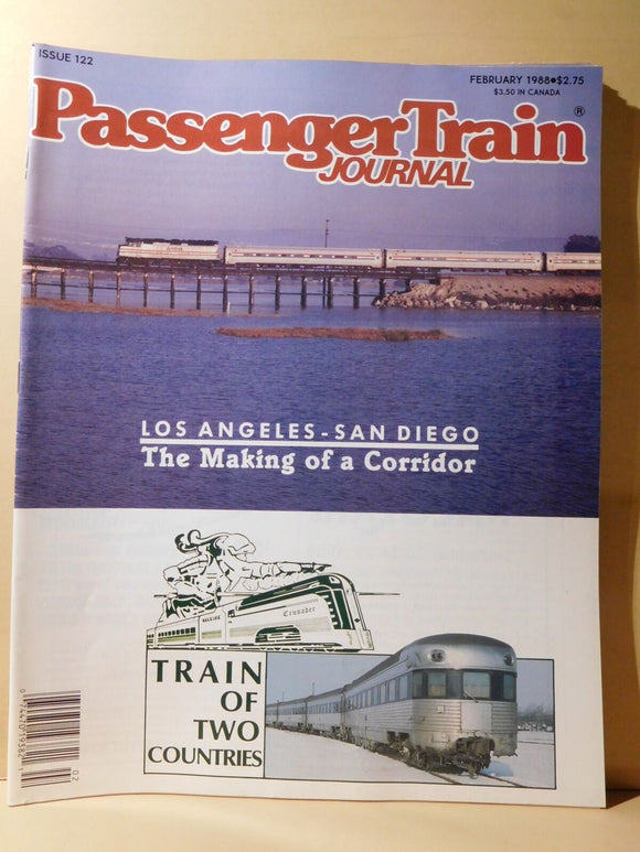 Passenger Train Journal #122 1988 February PTJ Los Angeles - San Diego Train of