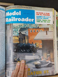Model Railroader Magazine Complete year in MR blue binders 1977    12 issues
