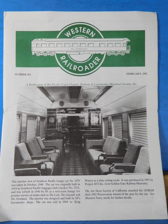 Western Railroader #562 1992 The Corn Belt Hiawatha continued, did you know, sho