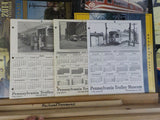Calendar lot 8 1975-2014 Lehigh Valley PRR PA trolley Museum