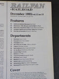 Railfan & Railroad Magazine 1993 Dec Soo Line in Northern North Dakota CA Baldwi