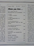 Railway Modeller 1962 August V13 #142 Summer Projects Painting & Modifiying the
