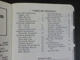 Southern Pacific Employee Timetable #16 Sacramento Division 1982 April 25