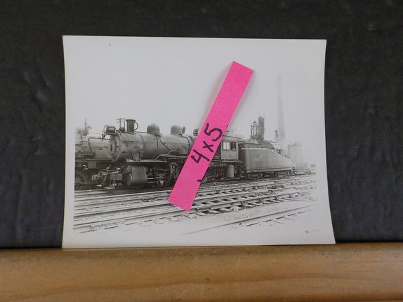 Photo Pennsylvania Railroad Locomotive #268 4X5 Black & White 1949