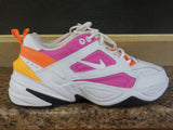 Nike Tekno womens sneakers A03108-104 Size 9 White, Hot Pink & Neon Orange