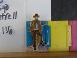 Jaycees Montana Cole Latigo Cantrell  Cowboy In Blue Shirt Standing     PIN