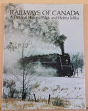 Railways of Canada By Nick and Helma Mika A Pictorial History DJ