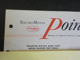 EMD Pointers 1958 November 11 Traction moror gear case metal backed felt seals