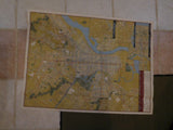Map PTC Map of Philadelphia #2 1941 Showing Street Car Bus and Subway Lines