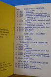 FRA Track Safety Standards 1972 Kershaw Track Maintenance Machines SC