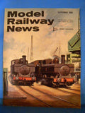 Model Railway News 1966 September Highworth Coach construction Industrial & Narr