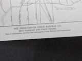 Indianapolis Union Ry Co Annual Report 1915  MAP
