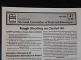 News from the National Association of Railroad Passengers 1996 COMPLETE YEAR Lot