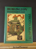 Burlington Passenger Car Photo Album by William Glick    Hard Cover