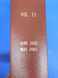 Railroad Model Craftsman Magazine Bound Volume 71 2002-2003 Bound Volume Red Cov