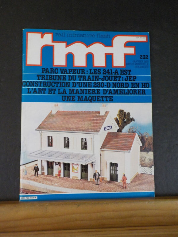Rail Miniature Flash 232 1985 Janvier Constitution du parc vapeur francais : les
