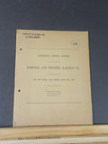 Norfolk and Western Railway Annual Report 16th June 30 1912 FOLD OUT MAP