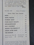 Trains Magazine 1957 November Poor Man's mallet The Hudson