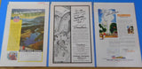 Ads Union Pacific Railroad Lot #4 Advertisements from various magazines (10)