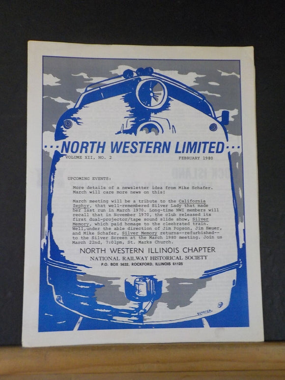 Northwestern Limited Vol 12 #2 February 1980 North Western Illinois Railway His