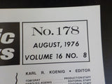 Pacific News #178 1976 Aug Pacific Rail News Amtrak OC&E GE Electrics