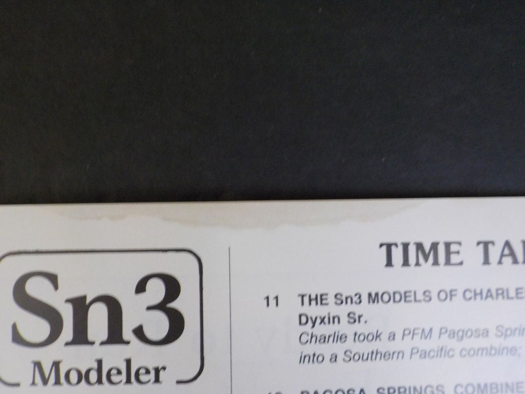 Sn3 Modeler 1984 Fall Winter Pagosa Springs combine 4 wheel drive truc ...
