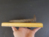 Railroad Spike Pickering Valley R.R. on Wood Base
