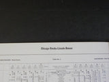 Burlington Public Timetable 1968 October 27 Burlington Route