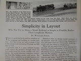 Model Railroader Magazine 1935 April Simplicity in Layout Relation between scale