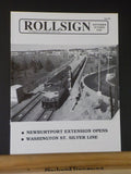 Rollsign Magazine of New England Transit News 1998 September October Newburypor