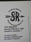 Ties Magazine Southern Railway Historical Assn 1992 January February 25 yrs stea