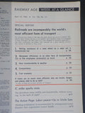 Railway Age 1964 April 13 Weekly Special report Why RRs are most efficient form