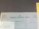 Jersey Central Lines Lot of 7 items Commuters Almanac Ticket Train Order Ferry r