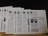 News from the National Association of Railroad Passengers 1987 COMPLETE YEAR Lot