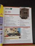 Model Railroading 2004 July Corn syrup tank cars NP F7 & F9 UP GP30B