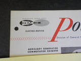 EMD Pointers 1958 July 3 Auxiliary generator commutator grinder