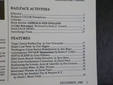 Rail Pace News Magazine 1988 December Railfanning Livonia Avon & Lakeville