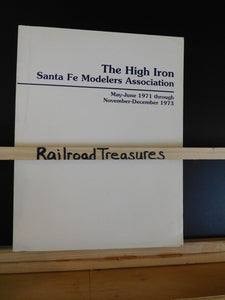 High Iron 1971 May-June through Nov Dec 1973 Soft Cover Reprints by SFMO