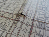 Map Wilmington Delaware 1929 November Approx 24 1/2 X 20 1/2 inches B&O PRR