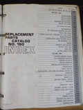 EMD Master Parts Catalog Replacement Parts Catalog #190 Volume One