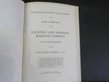 Louisville & Nashville Railroad Annual Report 1955 L&N 105th  MAP  Equipment obl