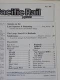 Pacific Rail News #305 1989 April The Loop Santa Fe Redlands Subdivision LS&I